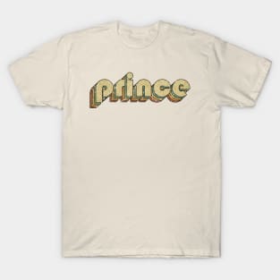 Prince // Vintage Rainbow Typography Style // 70s T-Shirt